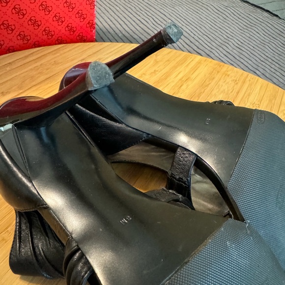GUESS Black Open Toe Heel 8 - Picture 12 of 16